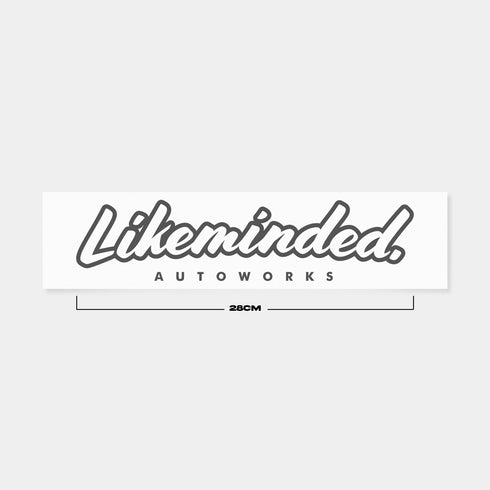 Bubble Logo Transfer Sticker